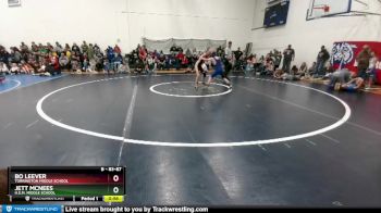 83-87 lbs Round 3 - Bo Leever, Torrington Middle School vs Jett McNees, H.E.M. Middle School