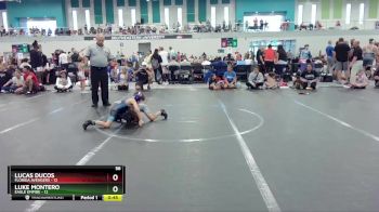 56 lbs Round 6 (8 Team) - Lucas Ducos, Florida Avengers vs Luke Montero, Eagle Empire