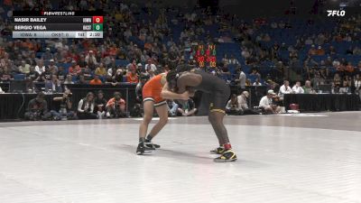 141 lbs Semis & 3rd Wb (16 Team) - Nasir Bailey, Iowa vs Sergio Vega, Oklahoma State