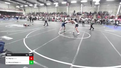 130 lbs Consi Of 8 #2 - Noah Maria, Stout Wr Acd vs Owen Mccutcheon, Rio Rancho High School