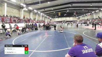 98 lbs Semifinal - Carter Mochel, Duran Elite vs Terran Sutherlin, Escalante Middle School