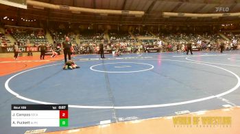 52 lbs Semifinal - Julian Campos, SoCal Hammers vs AJ Puckett, Alpha Elite, Mi