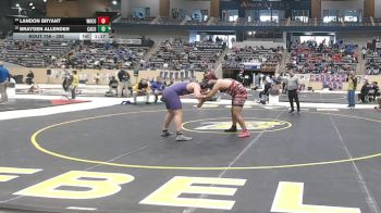 285 lbs Semifinal - Brayden Allender, Campbell County vs Landon Bryant, Whitley County