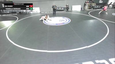 Cons. Semis - Mia Rubio, Royal High School Wrestling vs Isabella Serrano, Red Star Wrestling Academy
