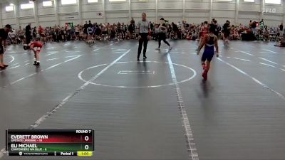 60 lbs Round 7 (8 Team) - Everett Brown, Upstate Uprising vs Eli Michael, Contenders WA Blue