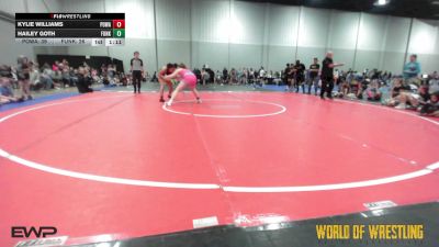 160 lbs Rr Rnd 4 - Kylie Williams, POWA K-6 vs Hailey Goth, Funky Singlets K-6