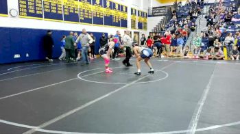 136 lbs Quarterfinal - Genevieve Hanson, Upper Saint Clair Hs vs Carma Forty, Knoch Hs