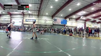 215 lbs Champ. Round 1 - Maddox Frerking, Bishop Gorman HS vs Elijah Gustavson, Spanish Springs