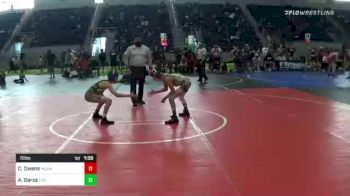 72 lbs Rr Rnd 3 - Chrystian Owens, Mohave WC vs Anthony Garza, The Club