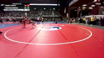 110 lbs Cons. Semi - Sawyer Arnhold, Shoshoni vs Sidney Liechty, Evanston