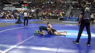 165 lbs Cons. Round 3 - Kaiden Wagner, Lycoming vs Brian Petry, Cornell College