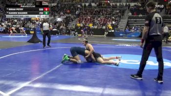 165 lbs Cons. Round 3 - Kaiden Wagner, Lycoming vs Brian Petry, Cornell College