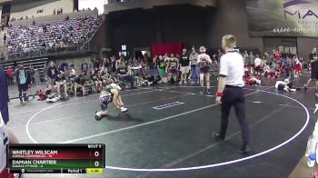 130 lbs Round 2 (6 Team) - Whitley Wilscam, Kansas Copperhead vs Damian Chartier, Kansas Python