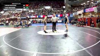 AA - 118 lbs Cons. Round 1 - Jace Whitaker, Billings West vs Oscar McClead, Missoula Sentinel