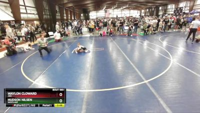 39 lbs Quarterfinal - Hudson Nilsen, Westlake vs Waylon Cloward, JWC