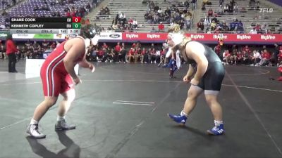 285 lbs Quarters & 1st Wb (16 Team) - Shane Cook, Grand View (Iowa) vs Kenneth Copley, Embry-Riddle (Ariz.)