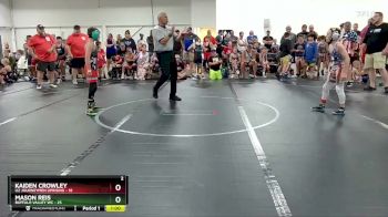 76 lbs Round 1 (4 Team) - Kaiden Crowley, U2 Journeymen Uprising vs Mason Reis, Buffalo Valley WC