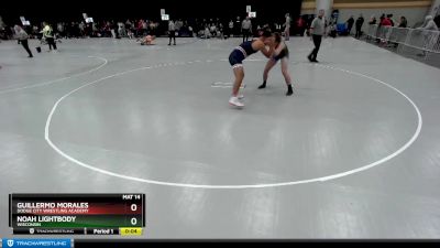 190 lbs Cons. Round 1 - Noah Lightbody, Wisconsin vs Guillermo Morales, Dodge City Wrestling Academy
