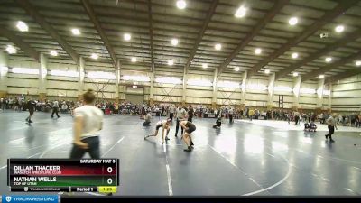 135 lbs Cons. Round 4 - Dillan Thacker, Wasatch Wrestling Club vs Nathan Wells, Top Of Utah