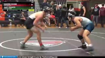 160 lbs Quarterfinal - Hunter Moore, Boulder City vs Matt Franco, Shadow Ridge