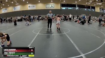 52 lbs Round 2 - Jack Sanders, Mat Assassins Black vs Trey French, Triangle WA