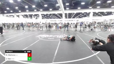 74 lbs Rr Rnd 4 - Milena Medrano, Wlv Jr Wrestling vs Zuri Kee, Ganado WC