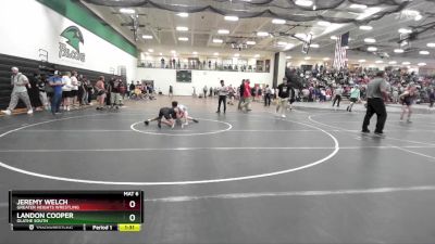 113 lbs Cons. Round 3 - Landon Cooper, Olathe South vs Jeremy Welch, Greater Heights Wrestling
