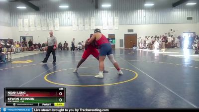 285 lbs Round 1 (16 Team) - Kewon Johnson, Southwest vs Noah Long, Putnam County