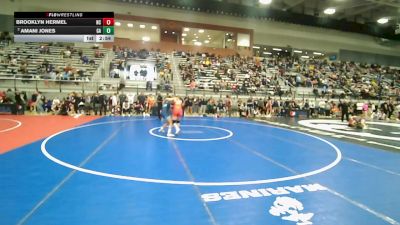 U23 Women - 55 lbs Champ. Round 2 - Brooklyn Hermel, NC vs Amani Jones, GA