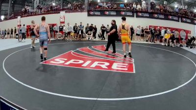 86 kg Champ. Round 4 - Connor Padgett, Tiger Den Wrestling Club vs Tate Naaktgeboren, Cyclone Regional Training Center C-RTC