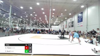 174 lbs Rr Rnd 2 - Xxavior Pabon, Mat Assassins Gray vs Christian Burd, Team Nauman Wrestling Club Silver Fox