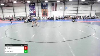 195 lbs Round Of 32 - Jackson Pate, WV vs Andy Warren, IN