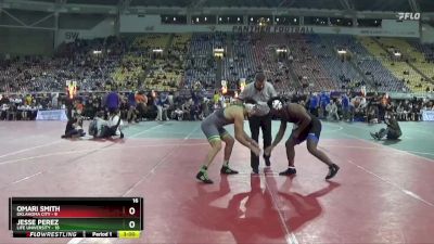 184 lbs Round 1 (16 Team) - Omari Smith, Oklahoma City vs Jesse Perez, Life University