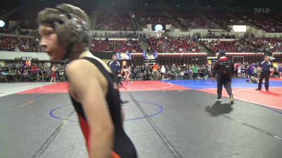 82 lbs Champ. Round 2 - Tucker McDonald, Powell Wrestling Club vs Karsten Davis, Malta