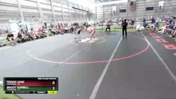 126 lbs Placement Matches (16 Team) - Travis Long, Colorado vs Brody Gobbell, Tennessee