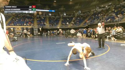 125 lbs Semifinal - Tanner Ingle, Juniata vs Logan Schreiner, Fort LeBoeuf