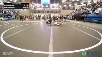 67 lbs Rr Rnd 1 - N`cyla Brown, OKC Saints Wrestling vs Safari Castor, Woodward Youth Wrestling