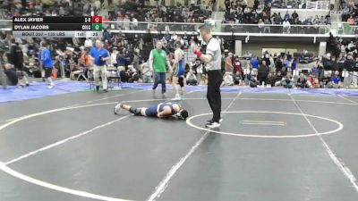 132 lbs Consi Of 16 #2 - Alex Javier, Somerset Berkley vs Dylan Jacobs, Colchester