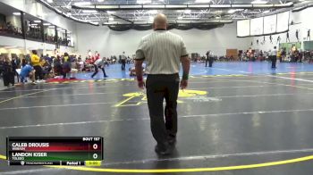 125 Freshman/Soph Cons. Round 3 - Caleb Drousis, Wabash vs Landon Kiser, Toledo