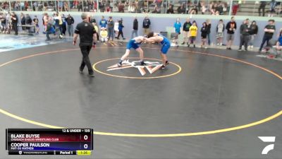 135 lbs Round 4 - Cooper Paulson, Mat-Su Matmen vs Blake Buyse, Chugach Eagles Wrestling Club