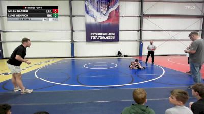60 lbs Rr Rnd 3 - Milan Bassiri, Elite Athletic Club Gold vs Luke Wenrich, Keystone Krush