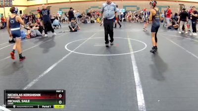 92 lbs Semifinal - Michael Saile, CRWA vs Nicholas Kershisnik, Ep Rattlers