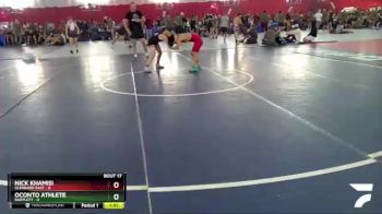 106 lbs Round 4 (10 Team) - Nick Khamisi, Glenbard East vs Oconto Athlete, Bartlett