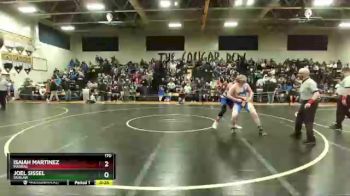 170 lbs Cons. Round 2 - Isaiah Martinez, Madras vs Joel Sissel, Siuslaw