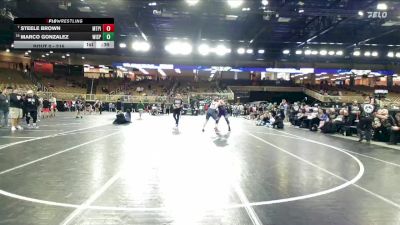215 lbs Cons. Round 7 - Marco Gonzalez, Winter Springs vs Steele Brown, Mt. Pisgah Christian School