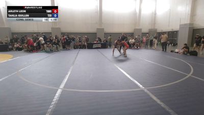 95 lbs Cons. Semis - Arleth Leon, Titan Mercury Wrestling Club vs Tahlia Guillen, Team Idaho