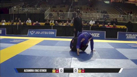 Hannah Elizabeth Wight vs Alexandra I Diaz Atencio 2025 Pan Jiu Jitsu IBJJF Championship