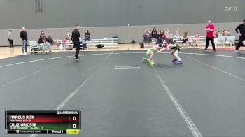 60 lbs Quarterfinals (8 Team) - Marcus Risk, Wolfpack WC vs Cruz Urioste, Team Donahoe - Black