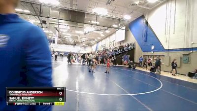 76 lbs Champ. Round 2 - Dominicus Anderson, Timpanogos Wrestling vs Samuel Emmett, Uintah Jr High Wrestling