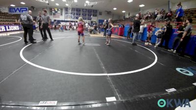 75-83 lbs Rr Rnd 5 - Tynlie Lewis, Harrah Little League Wrestling vs Scout Bollich, Chandler Takedown Club